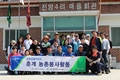 농협, 자매결연마을서 복숭아·배 열매솎기 구슬땀