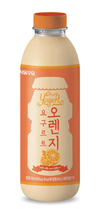 오렌지 과즙 첨가 대용량 액상요구르트 출시