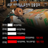 [그래픽뉴스]불법 반입 축산물서 ASF 유전자검출 3배 증가