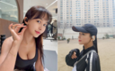 인플루언서 서윤아·송이나, 엠지텍 이어프리 오픈 익스트림 착용 공개