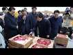 설 명절 안정적인 과일 공급위해 산지 출하 현장 점검