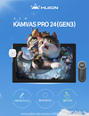 휴이온(HUION), 전문가용 대형 액정타블렛 ‘Kamvas Pro 24 (Gen 3)’ 선봬